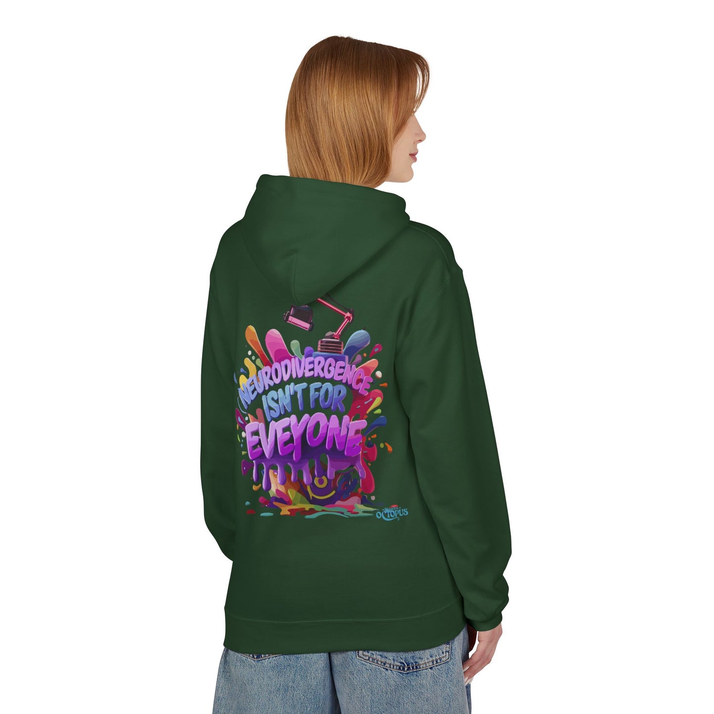 "NEURODIVERGENCE ISN'T FOR EVERYONE" Unisex Midweight Softstyle Fleece Hoodie