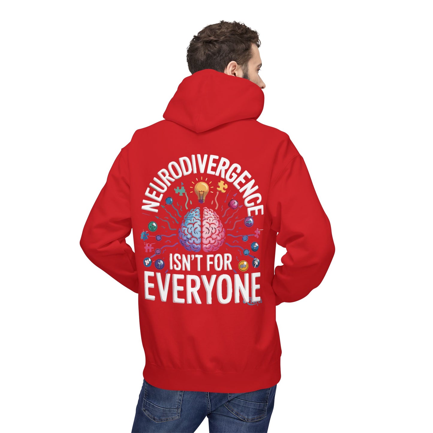 "NEURODIVERGENCE ISN'T FOR EVERYONE" - Unisex Midweight Softstyle Fleece Hoodie