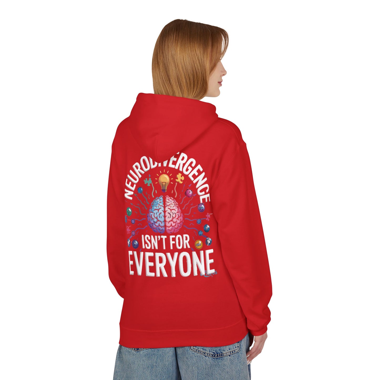 "NEURODIVERGENCE ISN'T FOR EVERYONE" - Unisex Midweight Softstyle Fleece Hoodie
