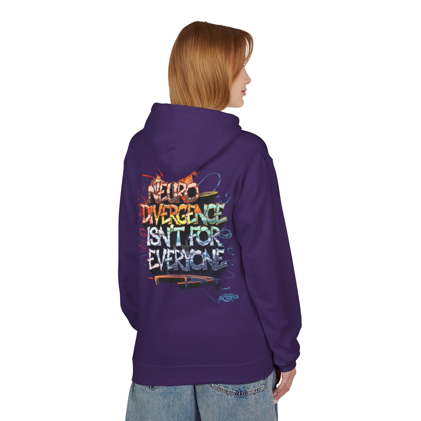 "NEURODIVERGENCE ISN'T FOR EVERYONE" Unisex Midweight Softstyle Fleece Hoodie