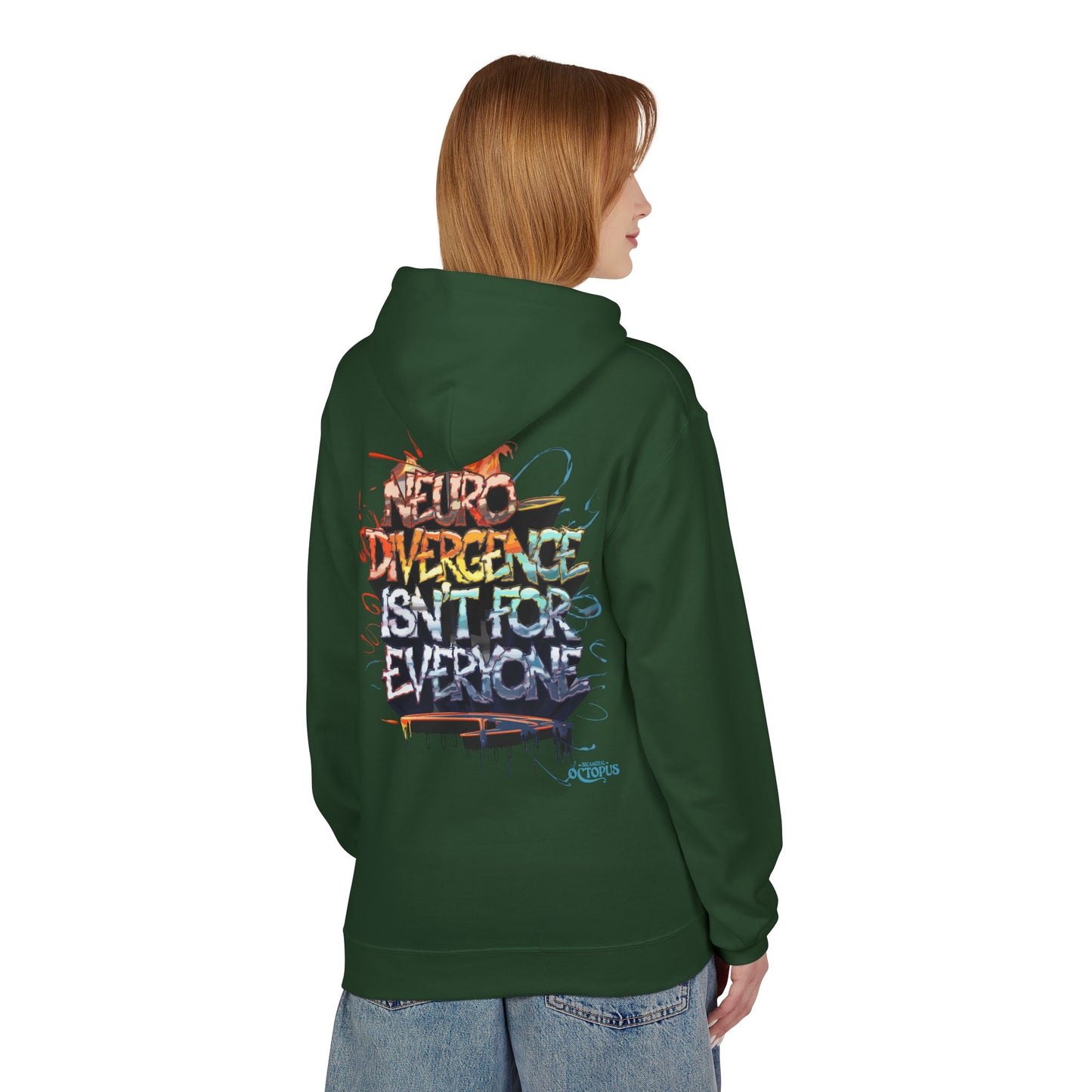 "NEURODIVERGENCE ISN'T FOR EVERYONE" Unisex Midweight Softstyle Fleece Hoodie