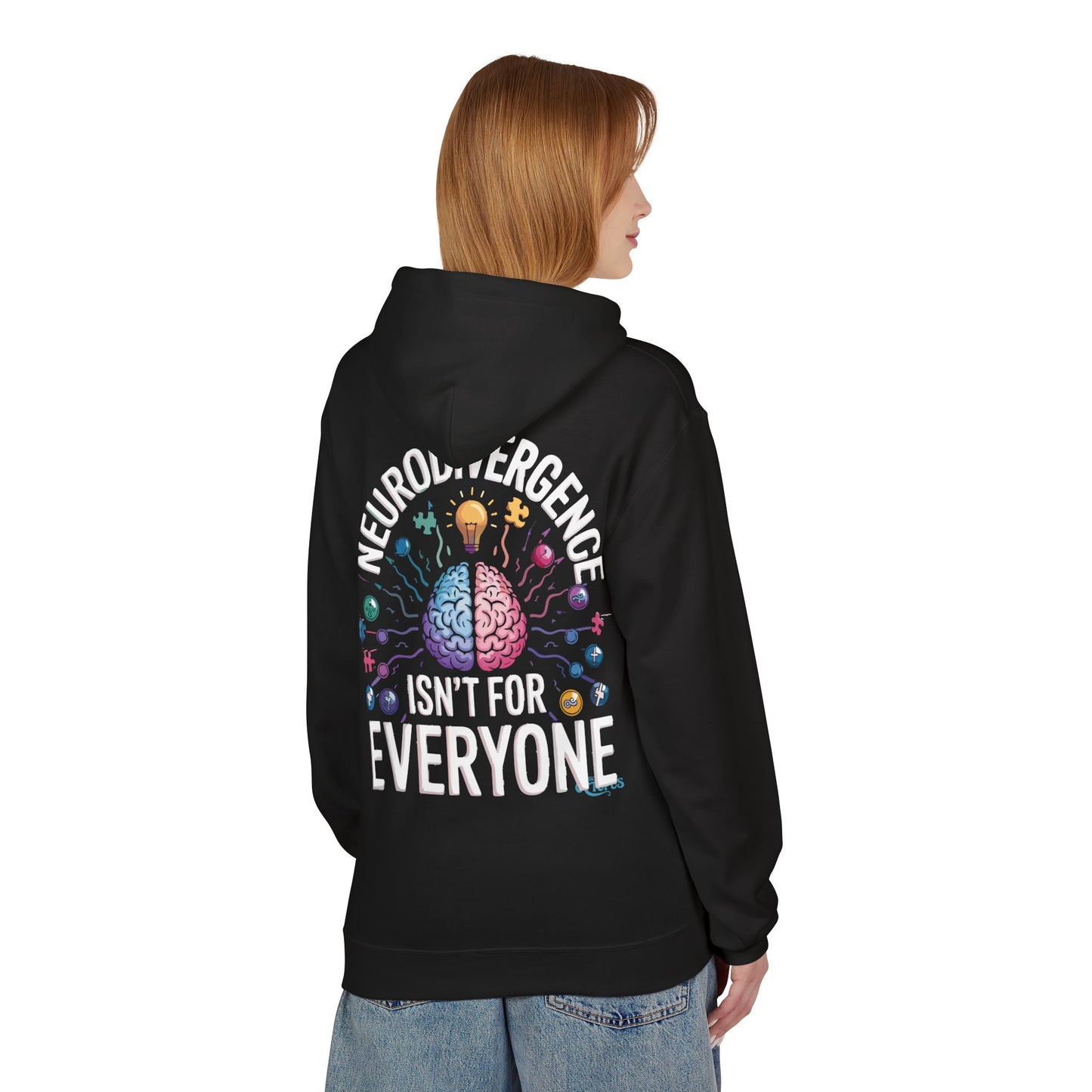 "NEURODIVERGENCE ISN'T FOR EVERYONE" - Unisex Midweight Softstyle Fleece Hoodie
