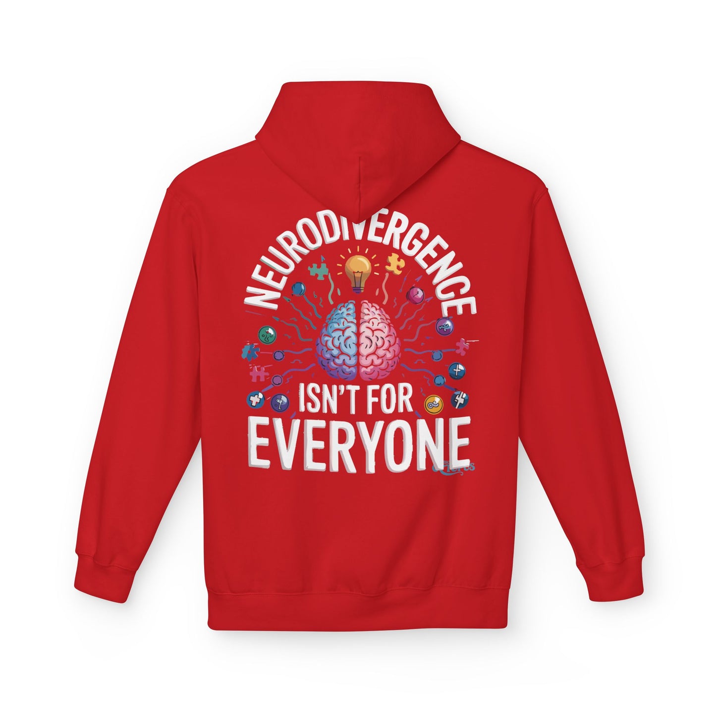 "NEURODIVERGENCE ISN'T FOR EVERYONE" - Unisex Midweight Softstyle Fleece Hoodie