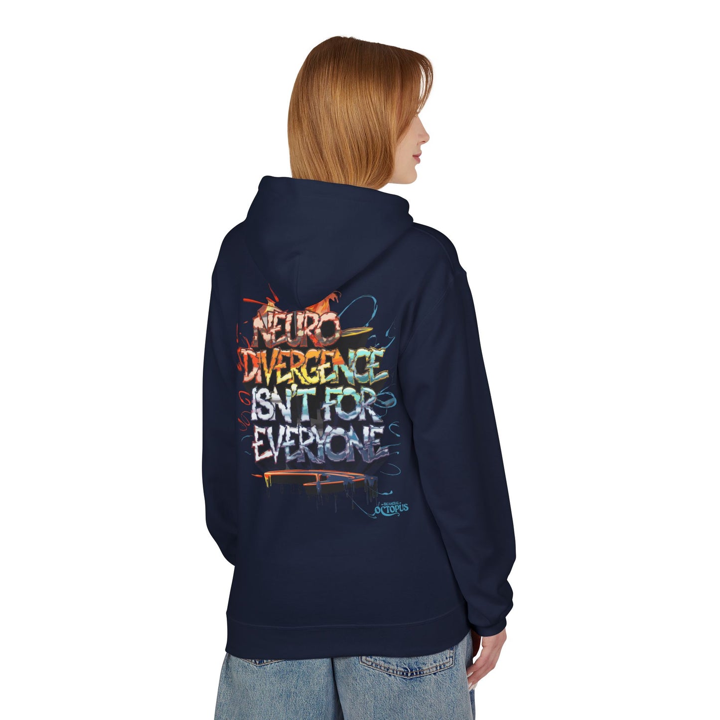 "NEURODIVERGENCE ISN'T FOR EVERYONE" Unisex Midweight Softstyle Fleece Hoodie