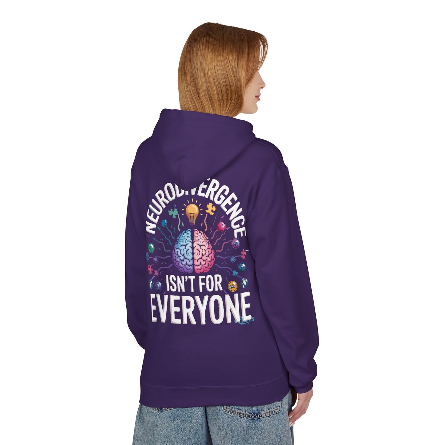 "NEURODIVERGENCE ISN'T FOR EVERYONE" - Unisex Midweight Softstyle Fleece Hoodie