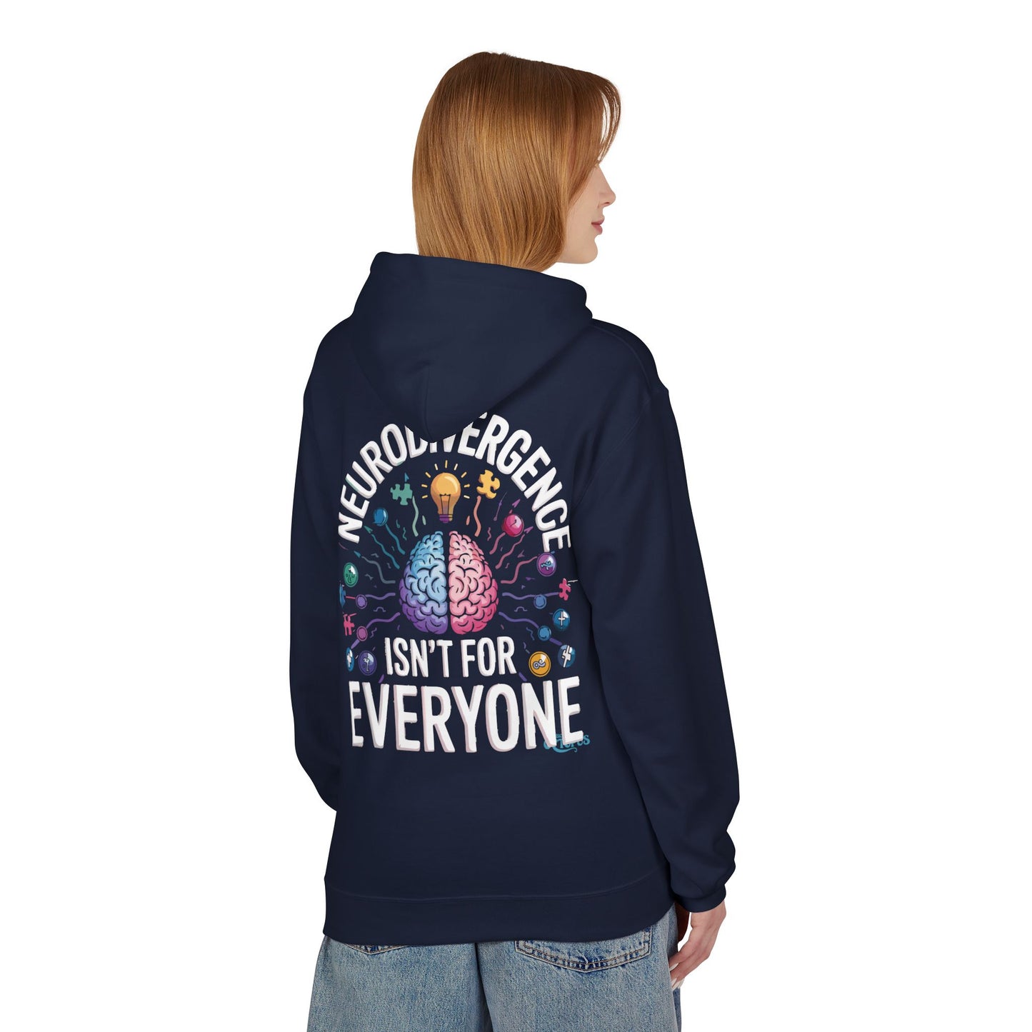 "NEURODIVERGENCE ISN'T FOR EVERYONE" - Unisex Midweight Softstyle Fleece Hoodie