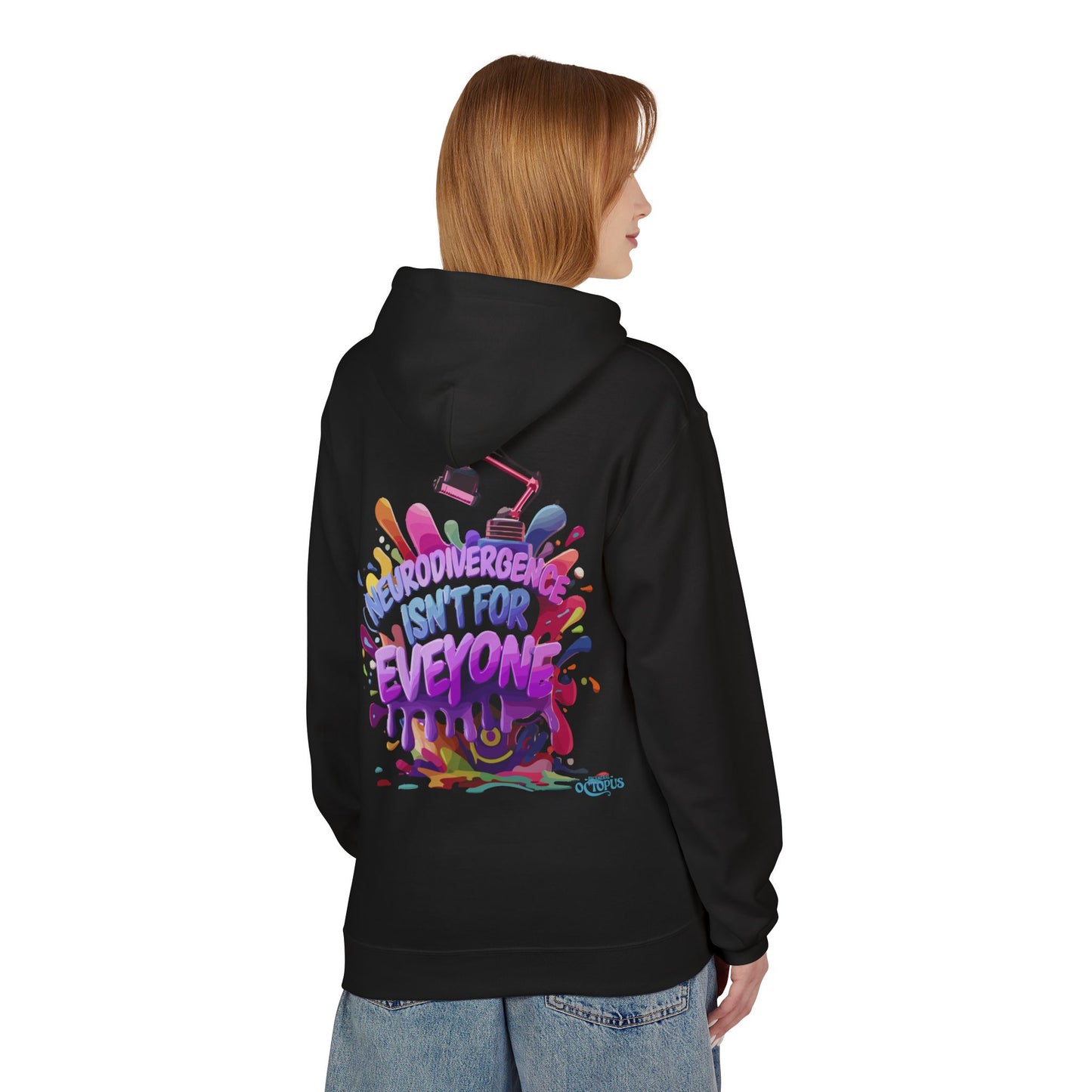 "NEURODIVERGENCE ISN'T FOR EVERYONE" Unisex Midweight Softstyle Fleece Hoodie