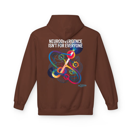 "NEURODIVERGENCE ISN'T FOR EVERYONE" Unisex Midweight Softstyle Fleece Hoodie